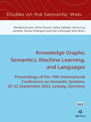 cover image of Knowledge Graphs